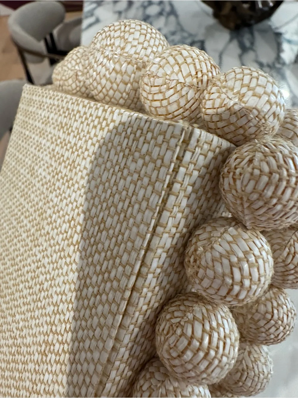 Cult Gaia EOS Raffia Minaudiere